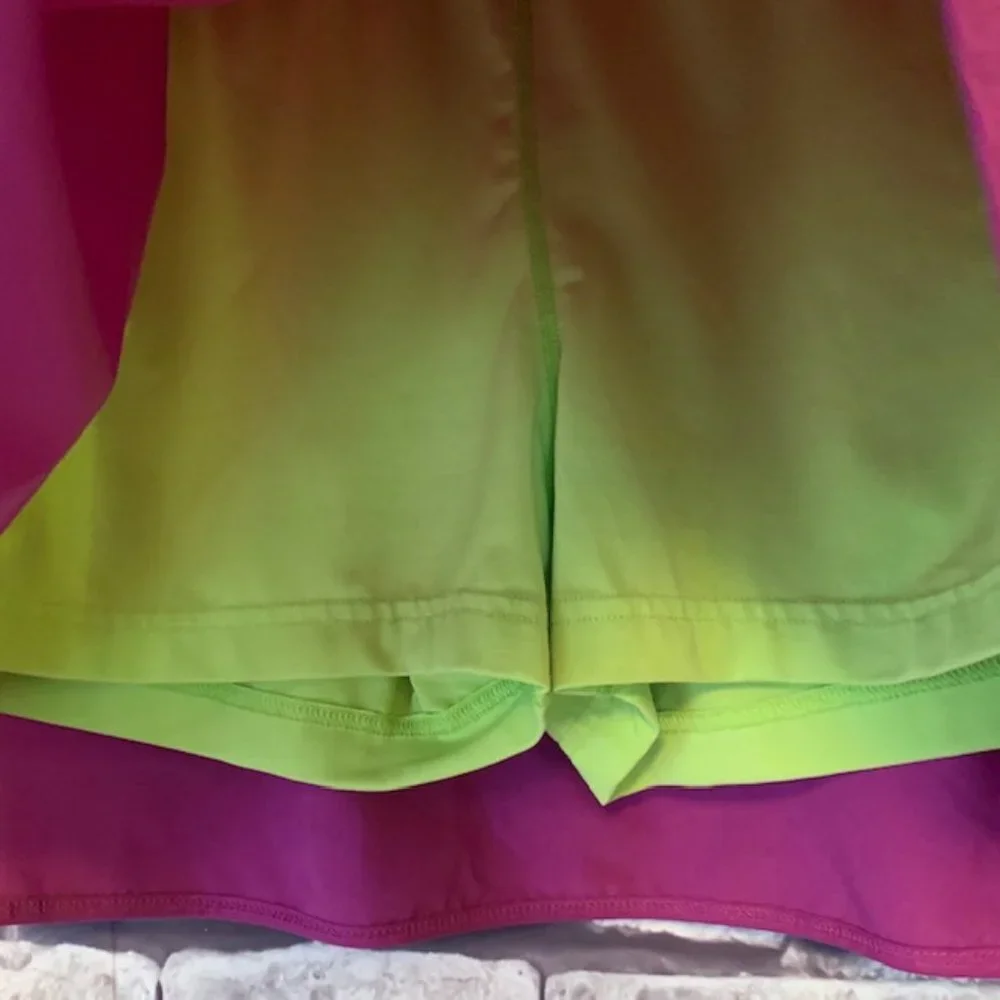 Reebok Purple & Yellow Skort Size M